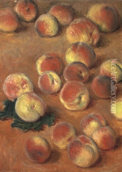 Peches Oil Painting - Claude Monet