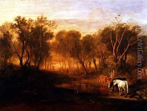 The Forest of Bere, c.1808 Oil Painting - Joseph Mallord William Turner