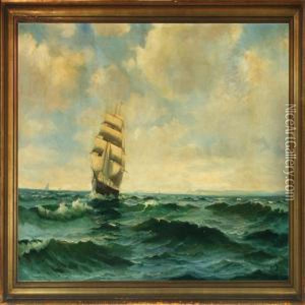Seascape Oil Painting - Willy Bille
