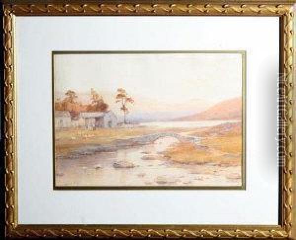 A View At Wattenlath Oil Painting - Edward Arden