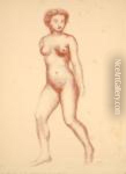 Nus Feminins Oil Painting - Aristide Maillol