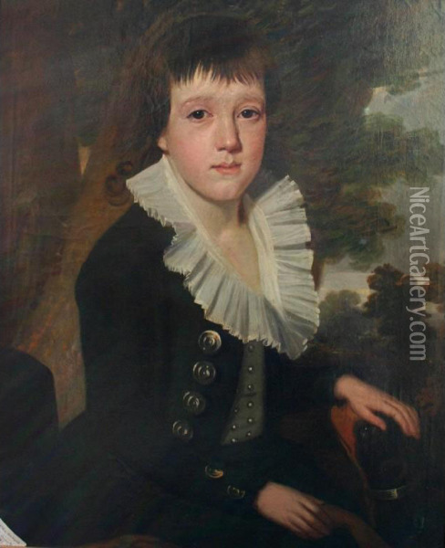 Portrait Of Master Parkes Oil Painting - James Millar