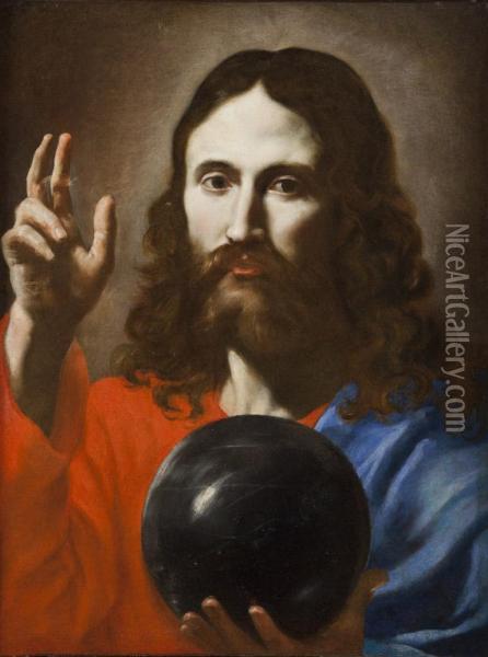 Cristo Benedicente Oil Painting - Mattia Preti