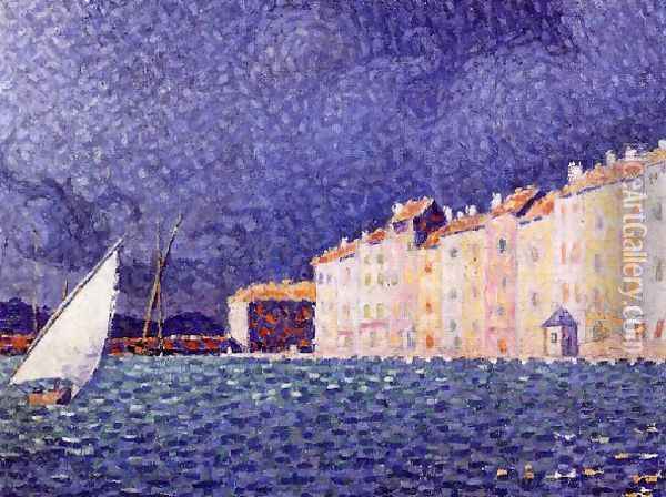 Saint Tropez Oil Painting - Paul Signac