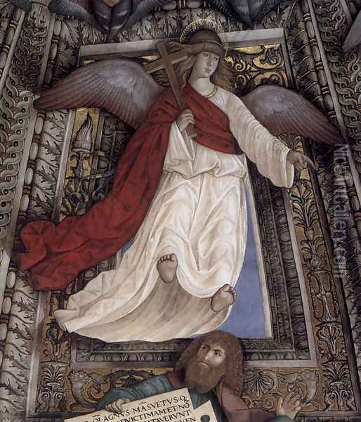 Angel 1477-80 Oil Painting - Melozzo da Forli