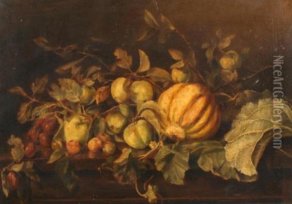Stilleben Mit Fruchten Oil Painting - Marguerite Carolina De Clercq