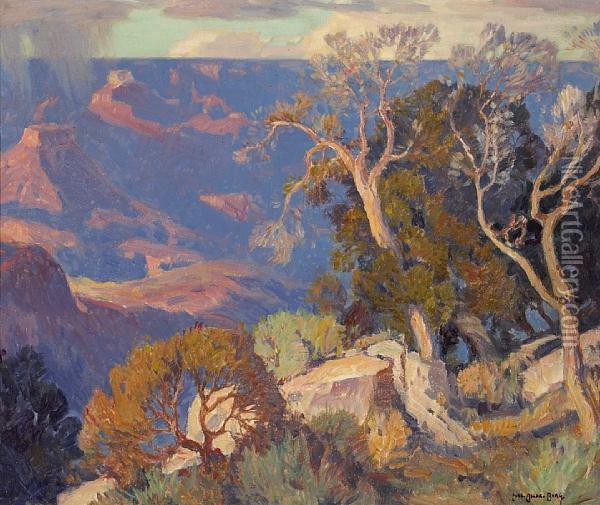The Grand Canyon Oil Painting - Carl Oscar Borg