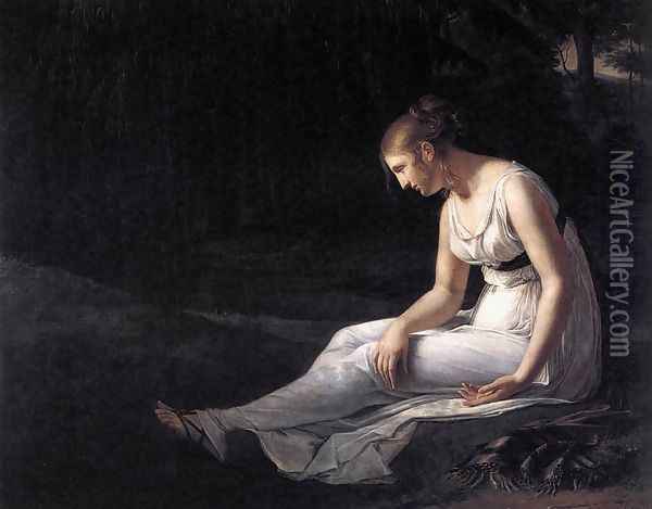 Melancholy 1801 Oil Painting - Constance Marie Charpentier