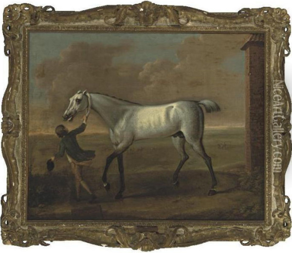 Victorious, The Property Of The Rt. Hon. Earl Of Portmore Oil Painting - John Wootton