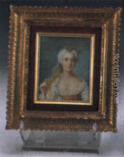 Retrato Del Ministro Ingles William Pitt Oil Painting - T. Paul (Paul Johann Georg) Fischer