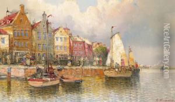 Amszterdam Oil Painting - Hans Johann Wagner