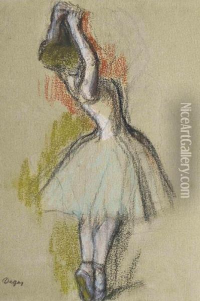 Danseuse Debout Oil Painting - Edgar Degas