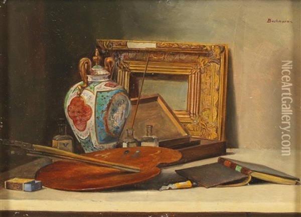 Still Life With Frame And Artist