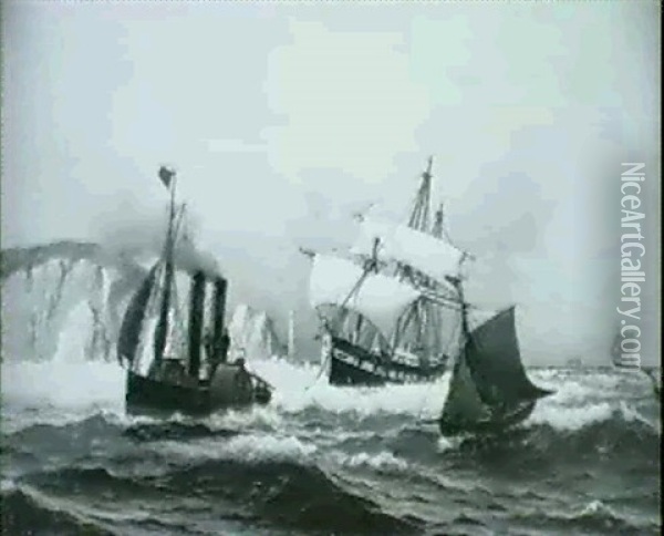 Marine Oil Painting - Julius Huth