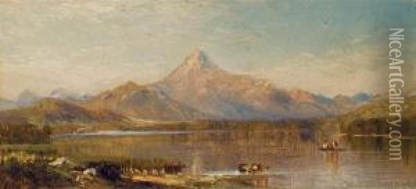 Mt. Chicorua, New Hampshire Oil Painting - Samuel Colman