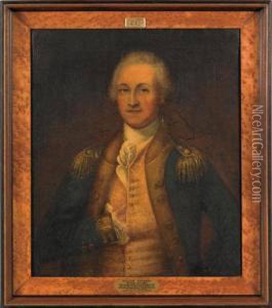 Portrait Of General Walter Stewart, Director Of Theinsurance Company Of North America Oil Painting - Charles Willson Peale