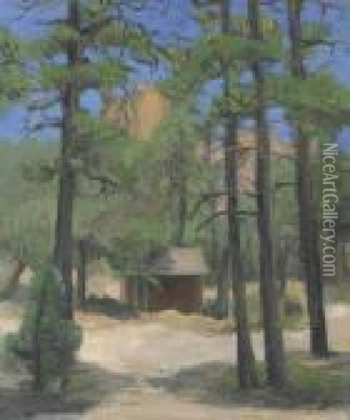 Cabin In The Pines Oil Painting - Walt Kuhn