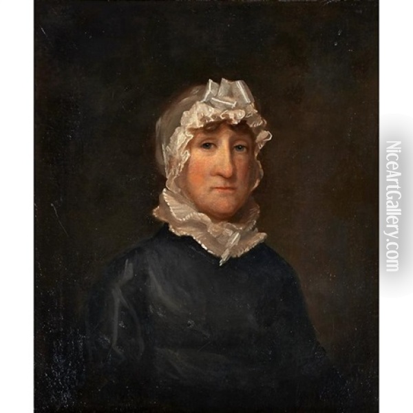 Portrait Of Mrs. William Samuel Peachy Oil Painting - Rembrandt Peale