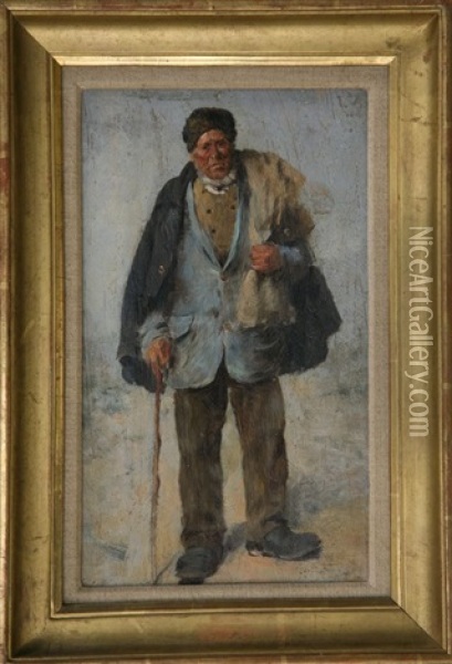 Le Voyageur Oil Painting - Louis Mettling