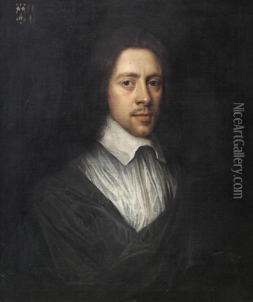 Portrait Of Conyers Darcy, 2nd Earl Of Holderness (1622-92) Oil Painting - Robert Walker