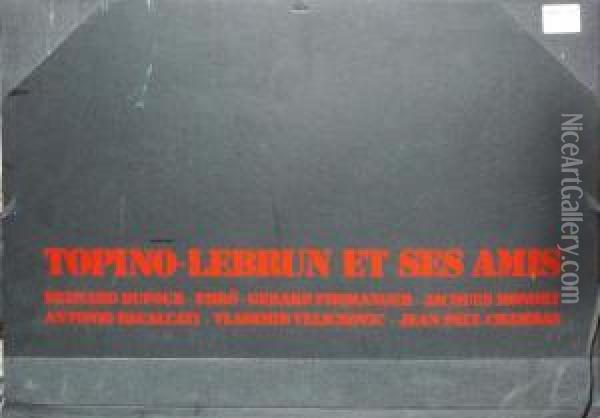 Topino-lebrun Et Ses Amis Oil Painting - Francois J. Topino-Lebrun