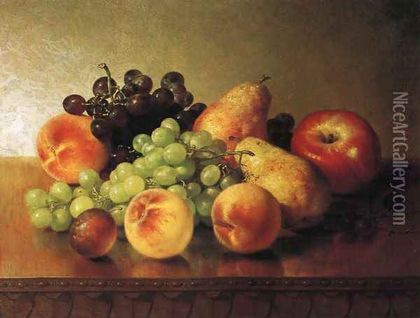 Tabletop with Fruit Oil Painting - Robert Spear Dunning