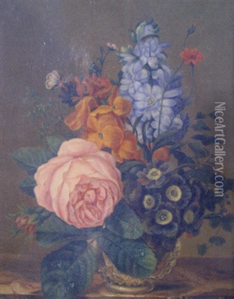 Blumenstilleben Oil Painting - Gerardus van Os