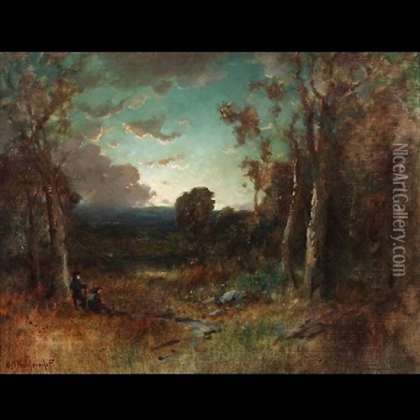 Early Morning Oil Painting - Alexis Matthew Podchernikoff