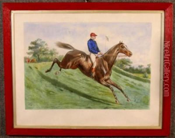 Fantino A Cavallo Oil Painting - Gustave David