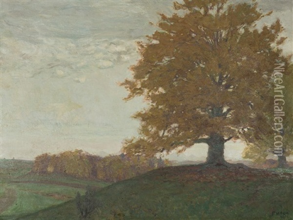 Grauer Tag Im Herbste Oil Painting - Franz Xaver Hoch