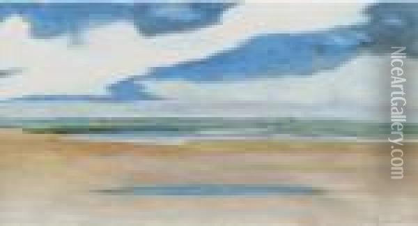 A Coastal Landscape Oil Painting - Leon Spilliaert