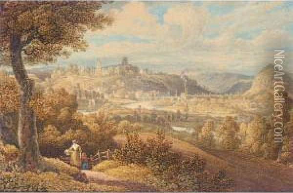 Bridgnorth, Shropshire Oil Painting - John Powell