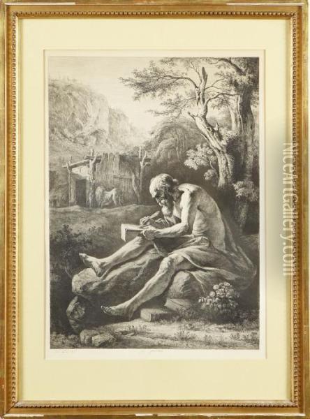 Saint Jerome Oil Painting - Jean-Jacques De Boissieu