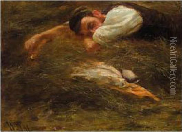 Midday Rest Oil Painting - William Darling McKay