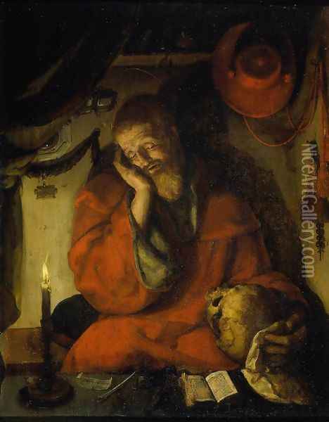 St Jerome Oil Painting - Aertgen van Leyden