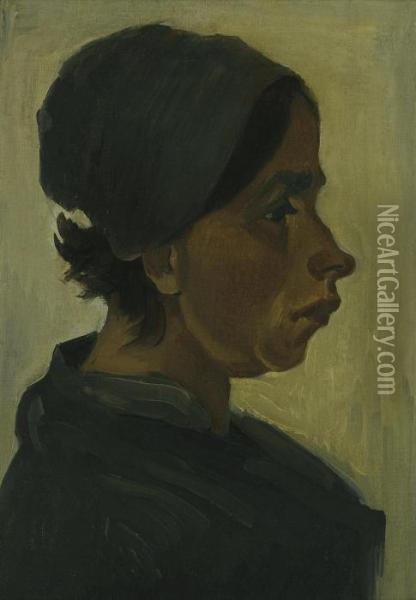 Peasant Woman, Head Oil Painting - Vincent Van Gogh