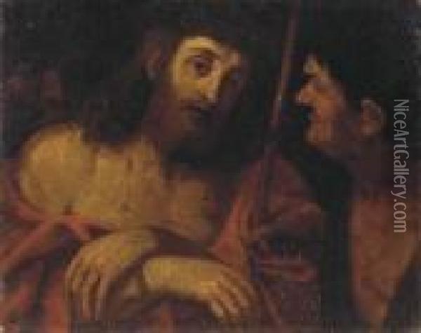 The Mocking Of Christ Oil Painting - Annibale Carracci