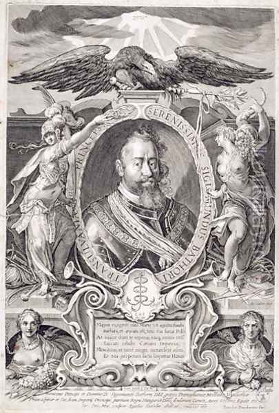 Sigismund Bathory 1572-1613 1607 Oil Painting - Aegidius Sadeler or Saedeler