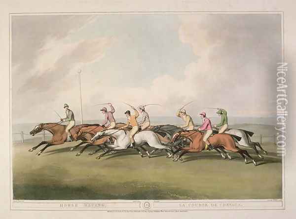 Horse Racing Oil Painting - Samuel Howitt