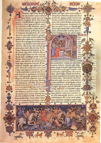 Bible of Matteo di Planisio Oil Painting - Italian Miniaturist