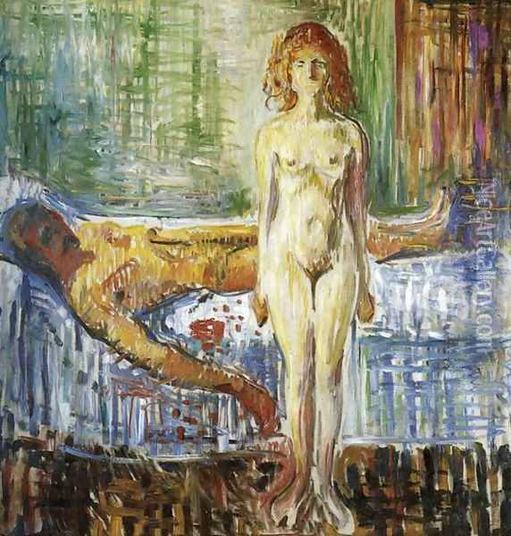 Death of Marat II Oil Painting - Edvard Munch