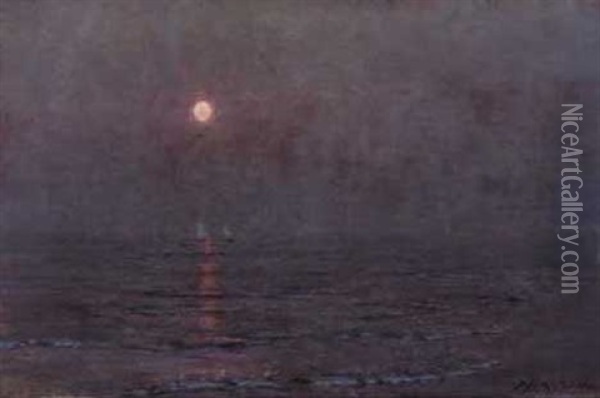 Twilight Oil Painting - Alexander Harrison