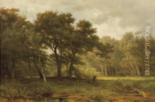 Pheasant Hunting Oil Painting - Jan Willem Van Borselen