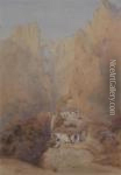 View Of Ronda, Spain Oil Painting - David Roberts