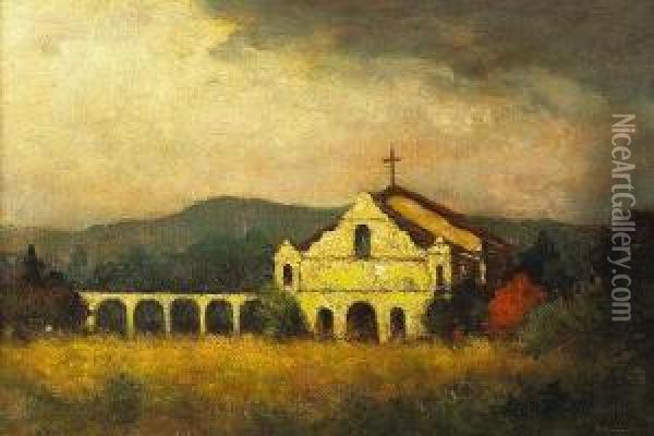 Mission San Antonio De Padua Oil Painting - William Sparks
