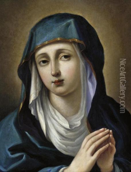 The Virgin In Prayer Oil Painting - Carlo Maratta or Maratti