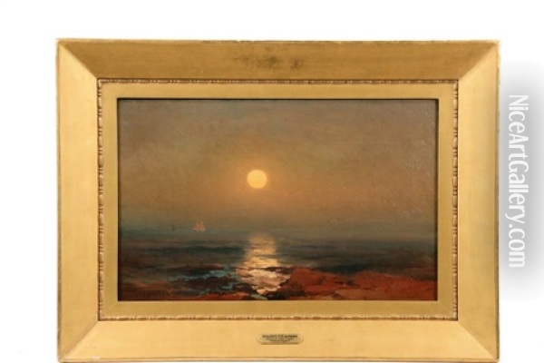 Moonlight Oil Painting - Mauritz Frederick Hendrick de Haas