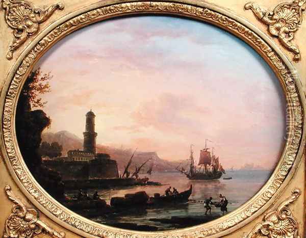 Seascape, 1764 Oil Painting - Claude-joseph Vernet