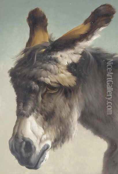 The forlorn donkey Oil Painting - Rosa Bonheur