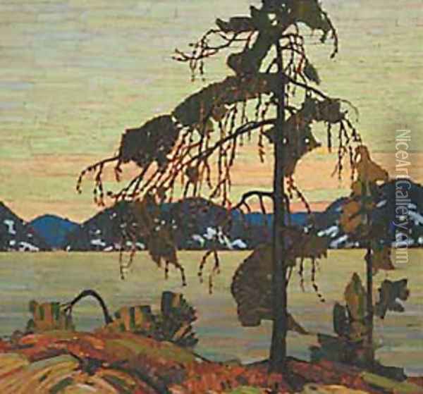 The Jack Pine Oil Painting - Tom Thomson